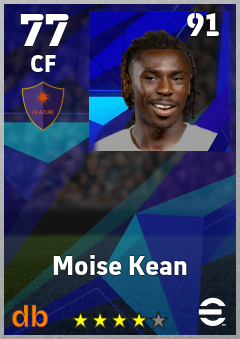 Moise Kean eFootball player card
