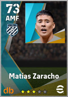 Matías Zaracho — AMF, OVR 73, MAX 73
