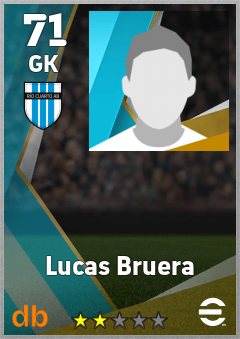 Lucas Bruera — GK, OVR 71, MAX 71