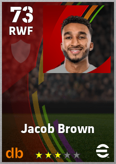Jacob Brown eFootball player card