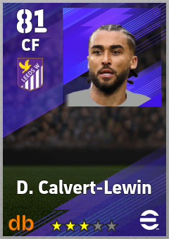 D. Calvert-Lewin — CF, OVR 81, MAX 81
