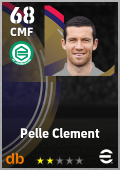 Pelle Clement — CMF, OVR 68, MAX 68