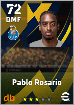 Pablo Rosario — DMF, OVR 72, MAX 72