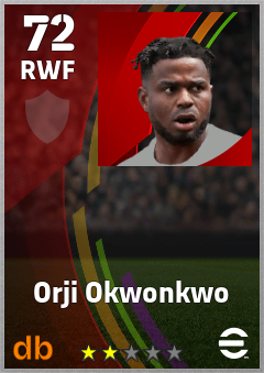 Orji Okwonkwo — RWF, OVR 72, MAX 72