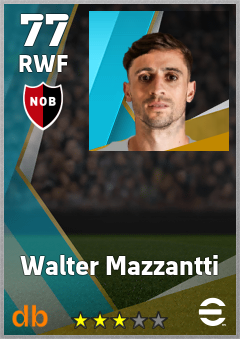 Walter Mazzantti — RWF, OVR 77, MAX 77