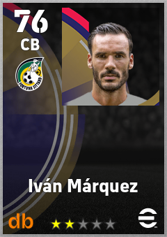 Iván Márquez — CB, OVR 76, MAX 76
