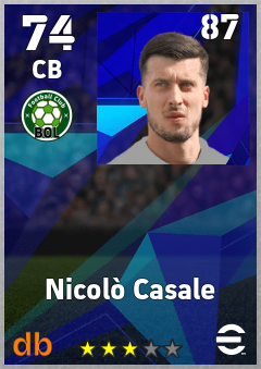 Nicolò Casale eFootball player card