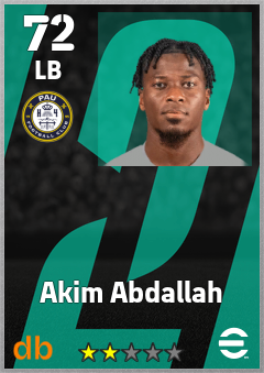 Akim Abdallah eFootball player card