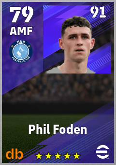 Phil Foden eFootball player card