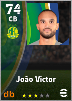 João Victor — CB, OVR 74, MAX 74