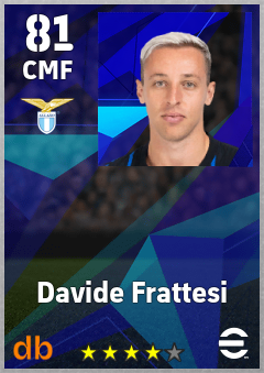 Davide Frattesi — CMF, OVR 81, MAX 90