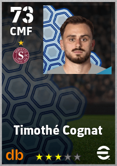 Timothé Cognat — CMF, OVR 73, MAX 73