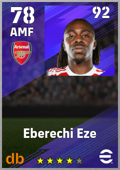 Eberechi Eze eFootball player card