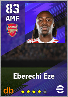 Eberechi Eze — AMF, OVR 83, MAX 92
