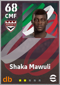 Shaka Mawuli — CMF, OVR 68, MAX 68