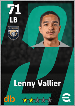 Lenny Vallier eFootball player card