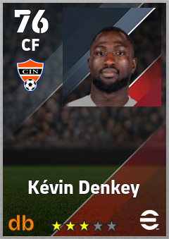 Kévin Denkey — CF, OVR 76, MAX 76
