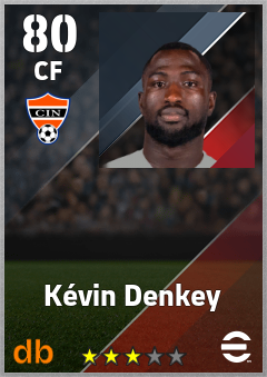 Kévin Denkey — CF, OVR 80, MAX 80