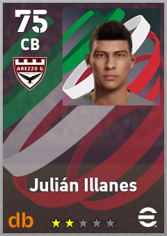 Julián Illanes — CB, OVR 75, MAX 75