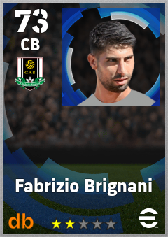Fabrizio Brignani — CB, OVR 73, MAX 73