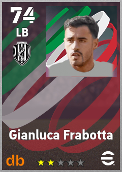 Gianluca Frabotta — LB, OVR 74, MAX 74