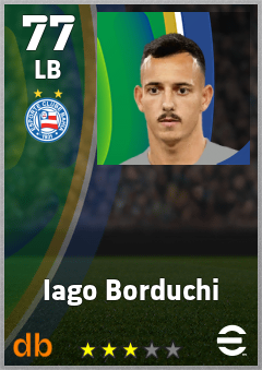 Iago Borduchi — LB, OVR 77, MAX 77