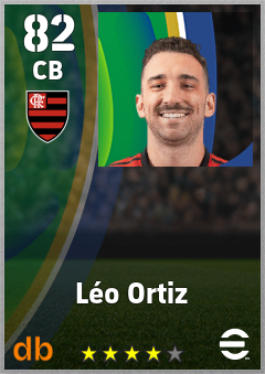 Léo Ortiz — CB, OVR 82, MAX 82
