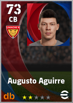 Augusto Aguirre — CB, OVR 73, MAX 73