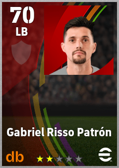 Gabriel Risso Patrón eFootball player card