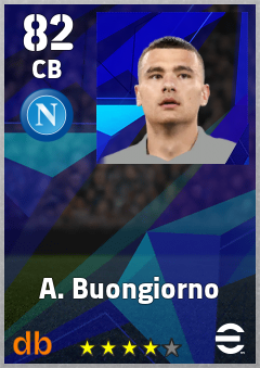 A. Buongiorno — CB, OVR 82, MAX 91