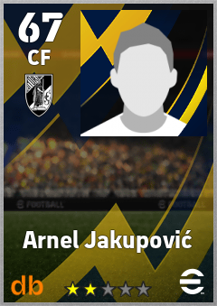 Arnel Jakupović — CF, OVR 67, MAX 67