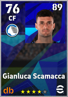 Gianluca Scamacca eFootball player card