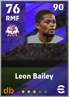 Leon Bailey eFootball player card