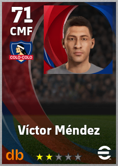 Víctor Méndez — CMF, OVR 71, MAX 71