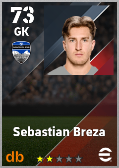 Sebastian Breza — GK, OVR 73, MAX 73