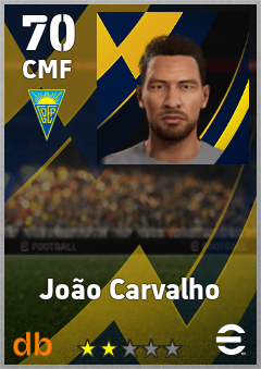 João Carvalho — CMF, OVR 70, MAX 70