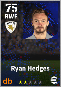 Ryan Hedges — RWF, OVR 75, MAX 75