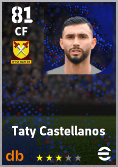 Taty Castellanos — CF, OVR 81, MAX 89