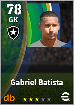 Gabriel Batista — GK, OVR 78, MAX 78
