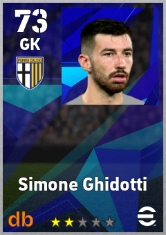 Simone Ghidotti — GK, OVR 73, MAX 73