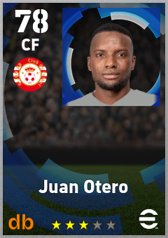 Juan Otero — CF, OVR 78, MAX 78