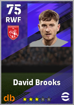 David Brooks eFootball player card