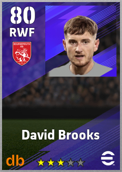 David Brooks — RWF, OVR 80, MAX 80