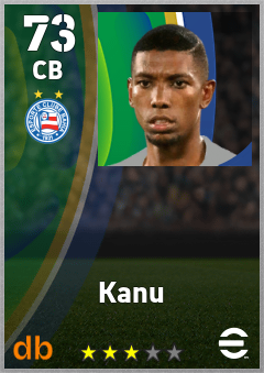 Kanu — CB, OVR 73, MAX 73