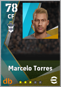 Marcelo Torres — CF, OVR 78, MAX 78
