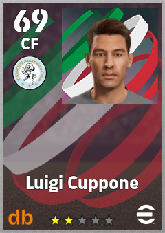 Luigi Cuppone — CF, OVR 69, MAX 69