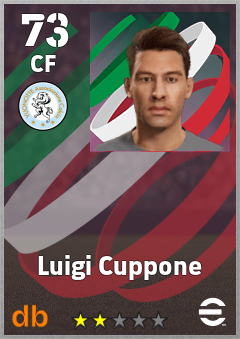 Luigi Cuppone — CF, OVR 73, MAX 73