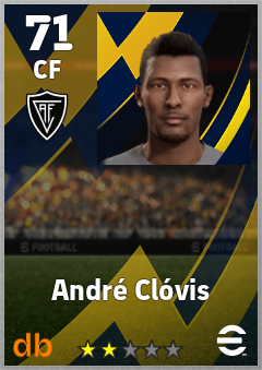 André Clóvis — CF, OVR 71, MAX 71