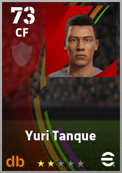 Yuri Tanque — CF, OVR 73, MAX 73