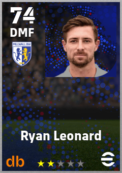 Ryan Leonard — DMF, OVR 74, MAX 74